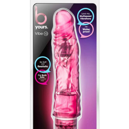 B Yours Vibe 10 Pink valósághű vibrátor - Intimszexshop.hu Online Szexshop