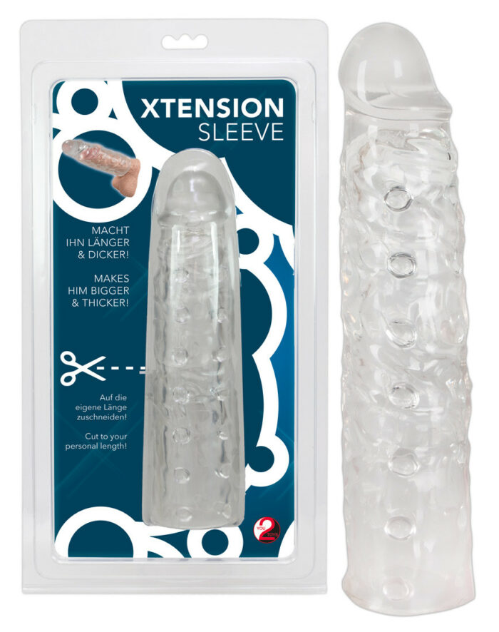 XTension Sleeve Transparent péniszköpeny - Intimszexshop.hu Online Szexshop