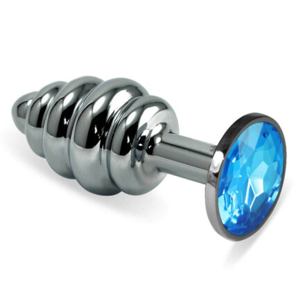 Rosebud Spiral Plug Blue análplug - Intimszexshop.hu Online Szexshop