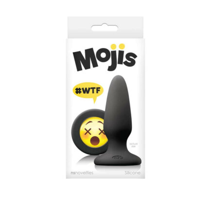 Moji's - WTF - Medium - anáplug (fekete) - Intimszexshop.hu Online Szexshop