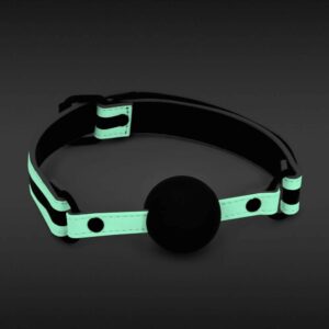 GLO Bondage - Ball Gag - Green - Intimszexshop.hu Online Szexshop