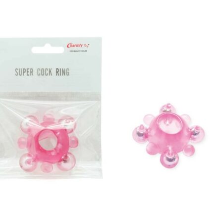 Charmly Super Cock Ring Pink No. 2. péniszgyűrű - Intimszexshop.hu Online Szexshop