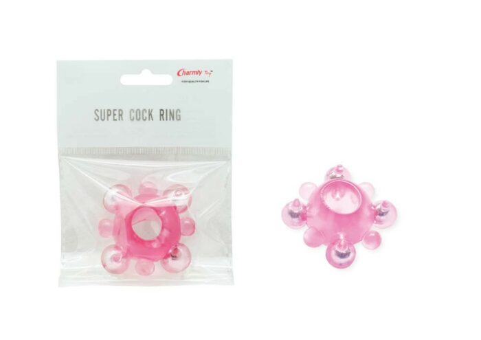 Charmly Super Cock Ring Pink No. 2. péniszgyűrű - Intimszexshop.hu Online Szexshop
