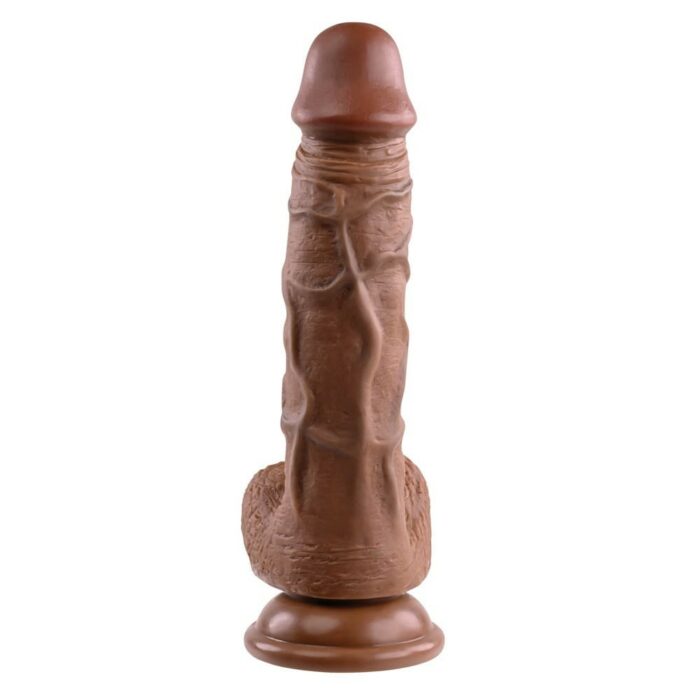 REALISTIC DILDO 8" DARK valósághű dildó - Intimszexshop.hu Online Szexshop