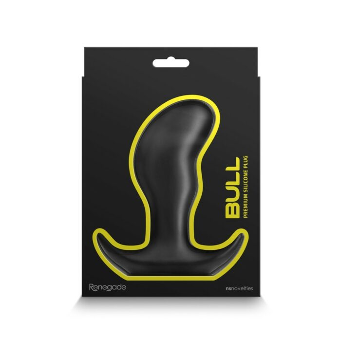 Renegade - Bull - Medium - fekete análplug - Intimszexshop.hu Online Szexshop