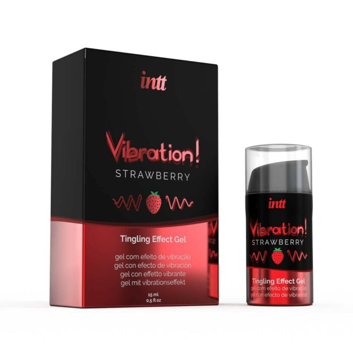 VIBRATION STRAWBERRY Csikló krém - Intimszexshop.hu Online Szexshop