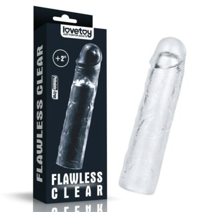 Flawless Clear Péniszköpeny Add 2'' - Intimszexshop.hu Online Szexshop