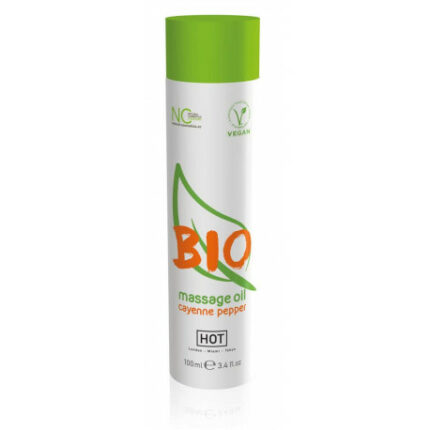HOT BIO – Masszázsolaj (cayenne bors aroma) 100 ml - Intimszexshop.hu Online Szexshop
