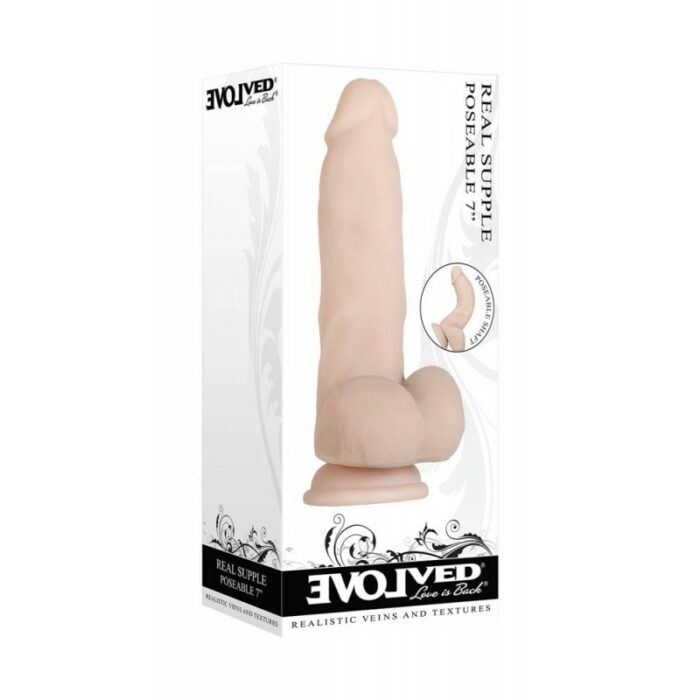 REAL SUPPLE 7" hajlékony valósághű dildó - Intimszexshop.hu Online Szexshop