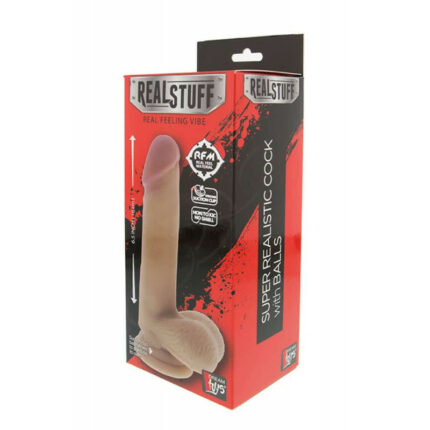 RealStuff 6.5 inch valósághű dildó herékkel - Intimszexshop.hu Online Szexshop