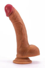 Intimszexshop - Szexshop | Dual-Layered Silicone 8 inch Dildo Brown