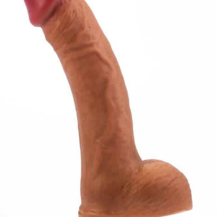 Intimszexshop - Szexshop | Dual-Layered Silicone 8 inch Dildo Brown