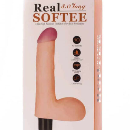 Intimszexshop - Szexshop | 8" Real Softee Vibrating Dildo 4