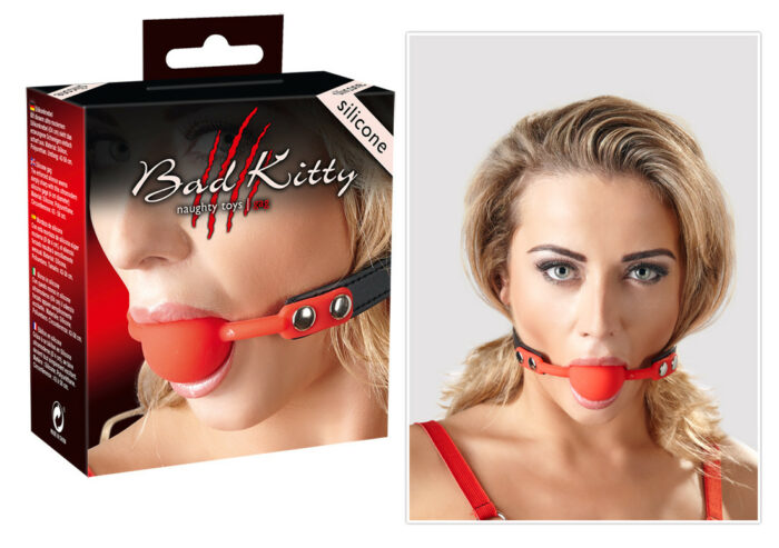 Intimszexshop - Szexshop | Bad Kitty Red Gag Silicone