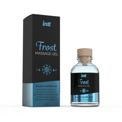 Intimszexshop - Szexshop | MASSAGE GEL FROST GLASS BOTTLE 30ML + BOX