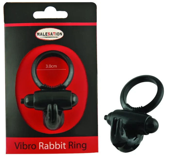 Intimszexshop - Szexshop | Malesation Vibro Rabbit Ring Black