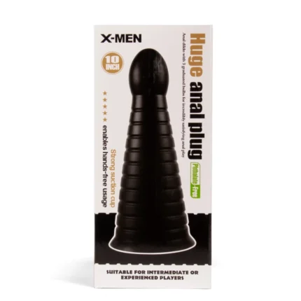 Intimszexshop - Szexshop | X-MEN 10 inch Huge Anal Plug Black