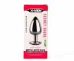 Intimszexshop - Szexshop | X-MEN Secret Shade Metal Butt Plug Red S