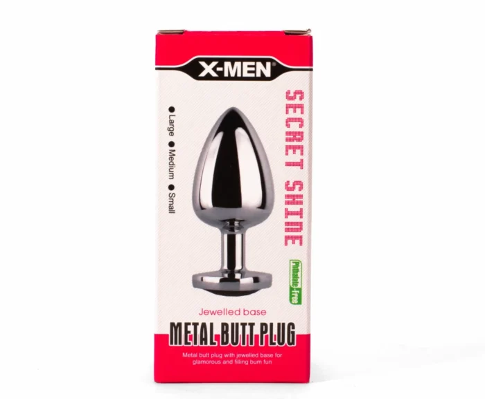 Intimszexshop - Szexshop | X-MEN Secret Shade Metal Butt Plug Red S