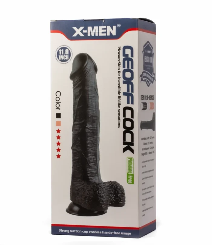 Intimszexshop - Szexshop | X-MEN Geoff 11.9" Cock Black