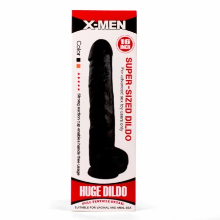 Intimszexshop - Szexshop | X-MEN 16" Super-Sized Dildo Black