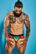 Intimszexshop - Szexshop | C4M-Mixed Jockstrap-Rainbow-M