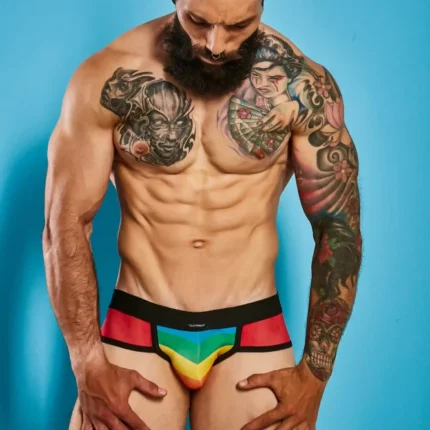 Intimszexshop - Szexshop | C4M-Mixed Jockstrap-Rainbow-M