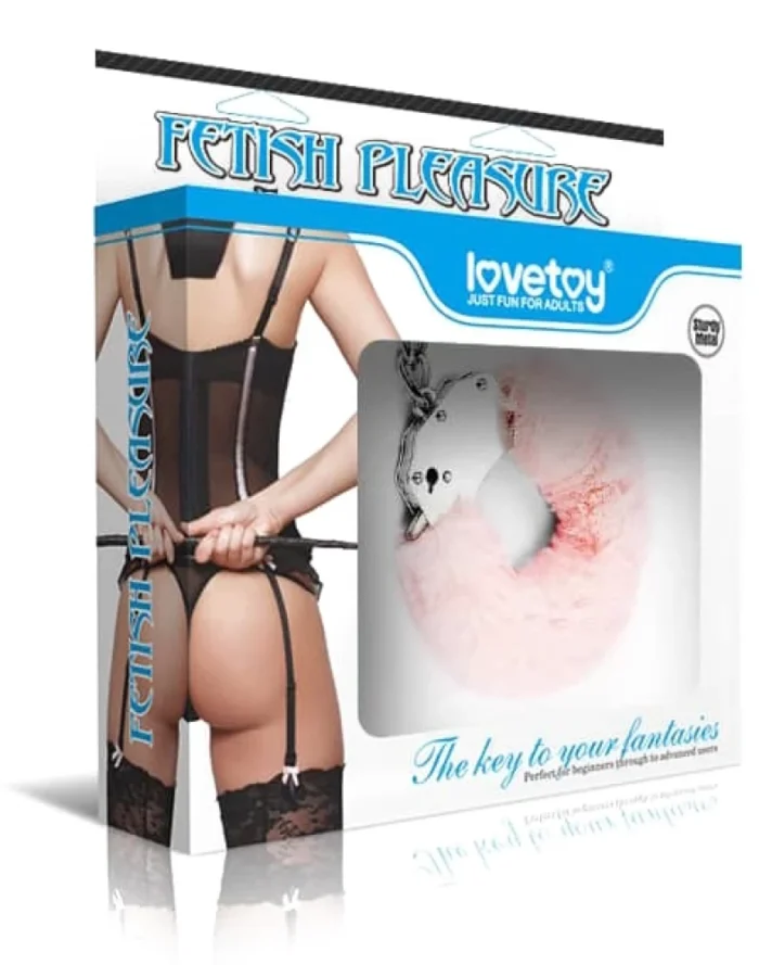 Intimszexshop - Szexshop | Fetish Pleasure Fluffy Hand Cuffs Pink