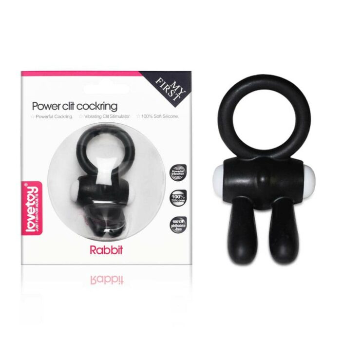 Intimszexshop - Szexshop | Power Clit Cockring Black 2