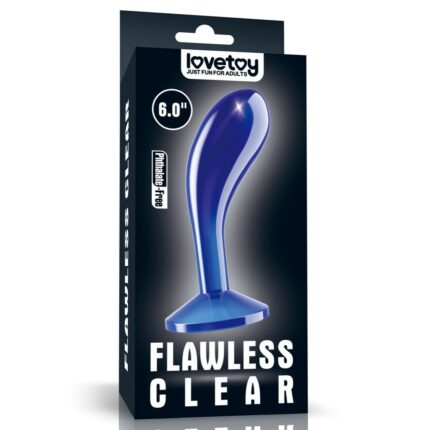 Intimszexshop - Szexshop | Flawless Clear Prostate Plug 6.0'' Blue