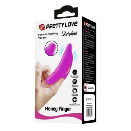 Intimszexshop - Szexshop | Pretty Love Delphini Honey Finger Purple