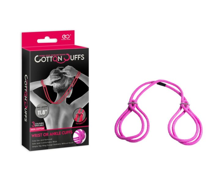 Intimszexshop - Szexshop | COTTON CUFFS PINK