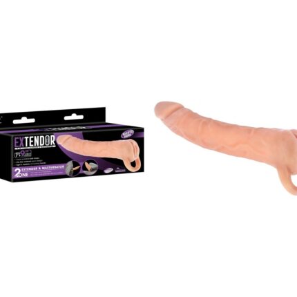 Intimszexshop - Szexshop | EXTENDOR 9" TPR 2 IN 1 EXTENDER & MASTURBATOR