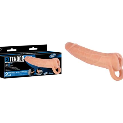 Intimszexshop - Szexshop | EXTENDOR 8" TPR 2 IN 1 EXTENDER & MASTURBATOR