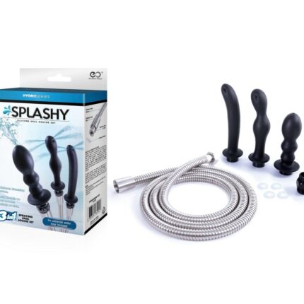 Intimszexshop - Szexshop | HYDRO SERIES-SPLASHY - 3 BUTT PLUG WITH HOSE KIT