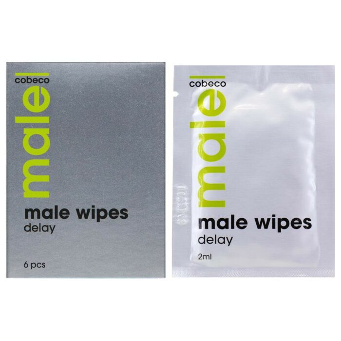 Intimszexshop - Szexshop | MALE Cobeco Wipes Delay (6x2.5ml) (en/de/fr/es/it/nl)