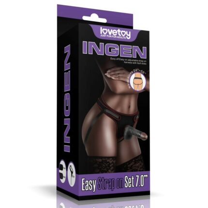 Intimszexshop - Szexshop | Easy Strapon Set 7.0'' Black