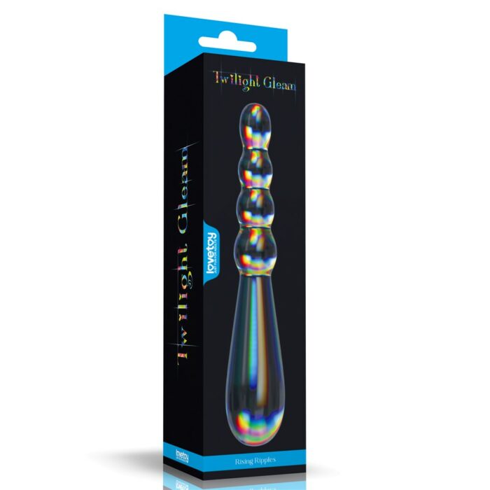 Intimszexshop - Szexshop | Twilight Gleam Glass Dildo- Rising Ripples