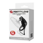 Intimszexshop - Szexshop | Pretty Love Vibrant Penis Ring Ruben Black