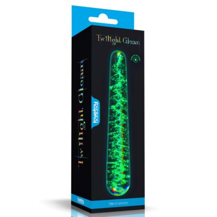 Intimszexshop - Szexshop | Glow-in-the-dark Twilight Gleam Glass Dildo-Slim Fantasy