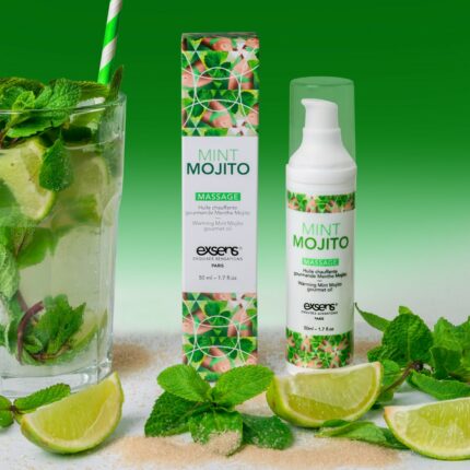 Intimszexshop - Szexshop | Warming gourmet massage oil MINT MOJITO 50ml