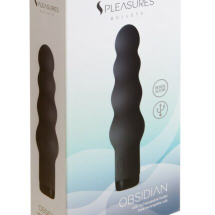 Intimszexshop - Szexshop | S PLEASURES BULLET - OBSIDIAN