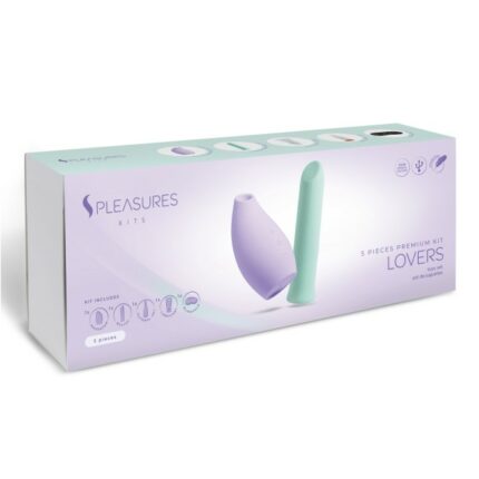 Intimszexshop - Szexshop | S Pleasures Velvet Lovers Kit - Purple & Mint