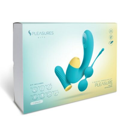 Intimszexshop - Szexshop | S Pleasures Velvet Pleasure Kit - Turquoise