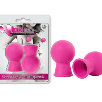 Intimszexshop - Szexshop | NIPPLESS SILICONE NIPPLE SUCKER SET OF 2PCS PINK