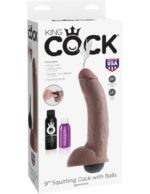 Intimszexshop - Szexshop | 9" Squirting Cock with Balls Brown