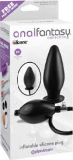 Intimszexshop - Szexshop | Inflatable Silicone Plug Black