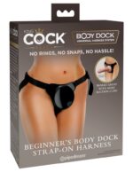 Intimszexshop - Szexshop | Beginner's Body Dock Strap-on Harness Black/ Black