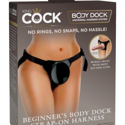 Intimszexshop - Szexshop | Beginner's Body Dock Strap-on Harness Black/ Black