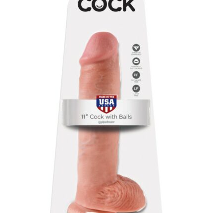 Intimszexshop - Szexshop | 11" Cock with Balls Light